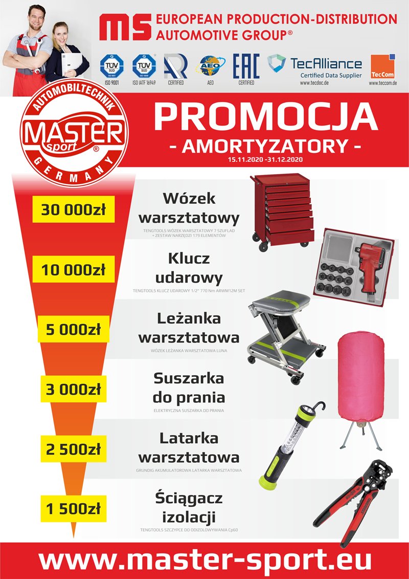 Promocja amortyzatorów | 15.11.2020-31.12.2020